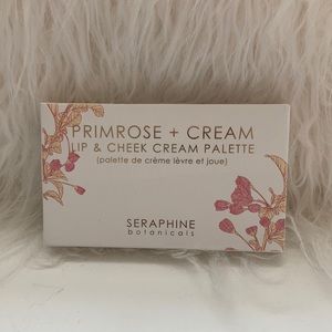 NIB Seraphine Primrose + Cream creme lip and cheek palette